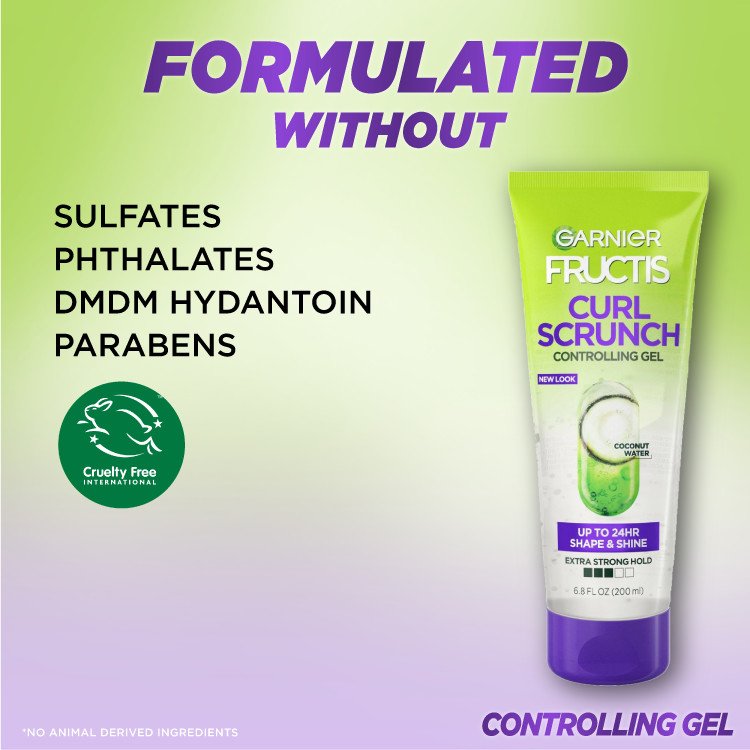 Product formulated without sulfates, phthalates, DMDM hydantoin, parabens.